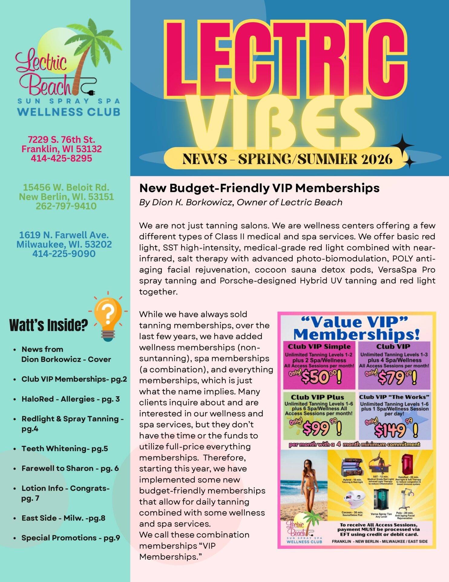 Lectric Beach Newsletter Springsummer 2026 Page 0001